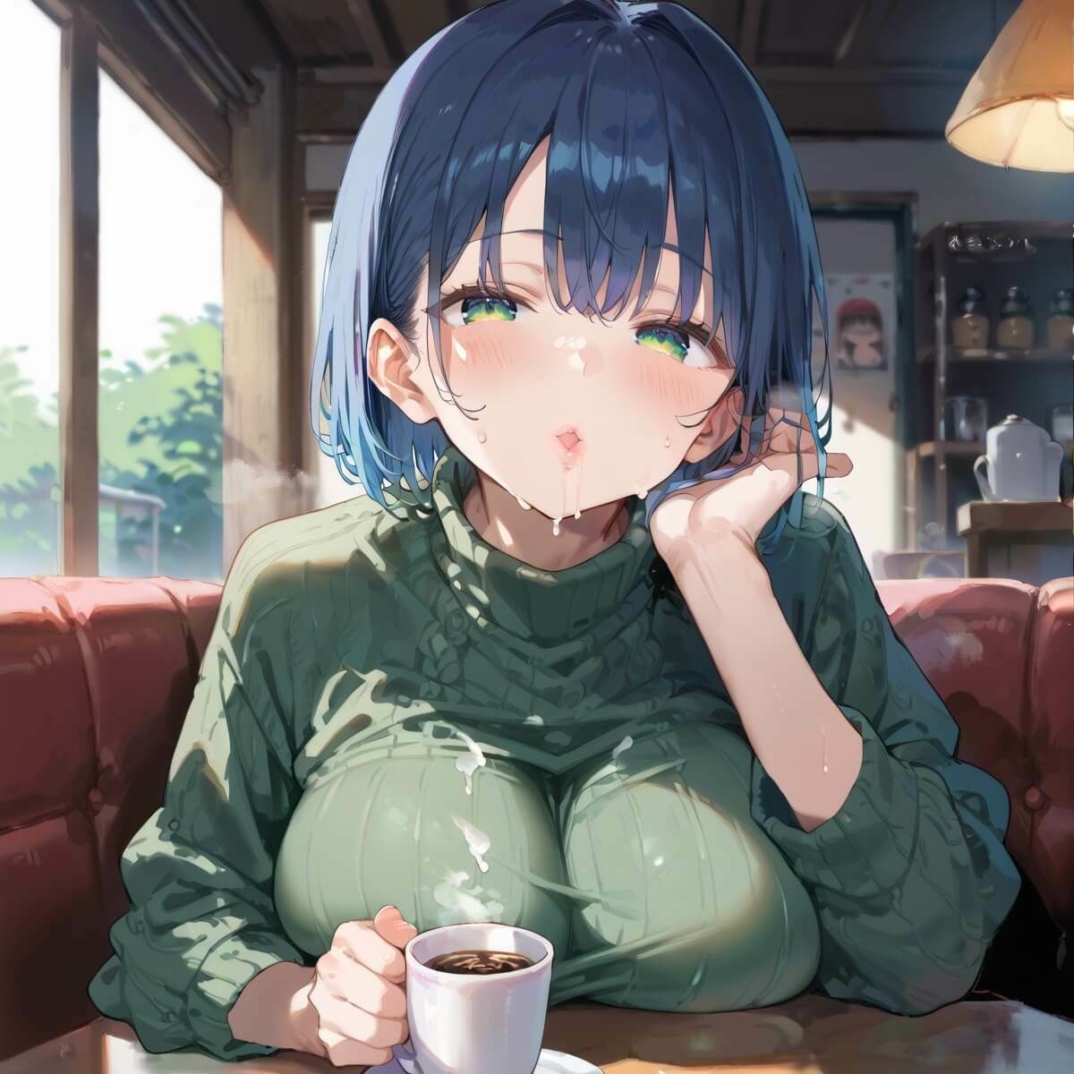 行きつけカフェのどエロいお姉さん2・190枚 - サンプル画像 3