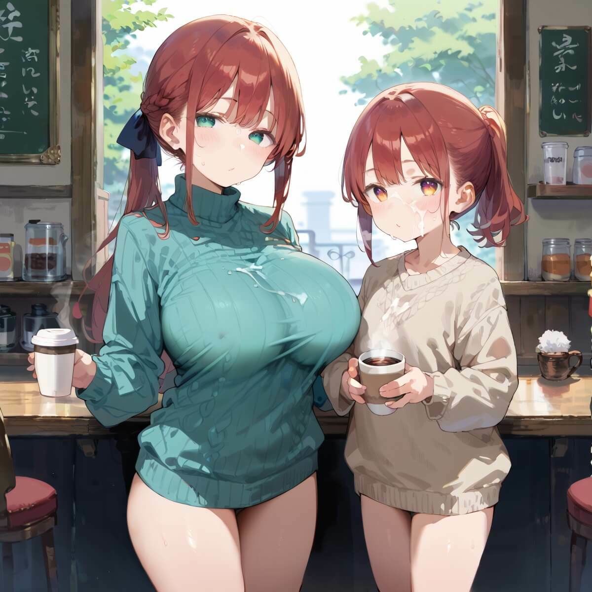 行きつけカフェのどエロいお姉さん4・190枚 - サンプル画像 8