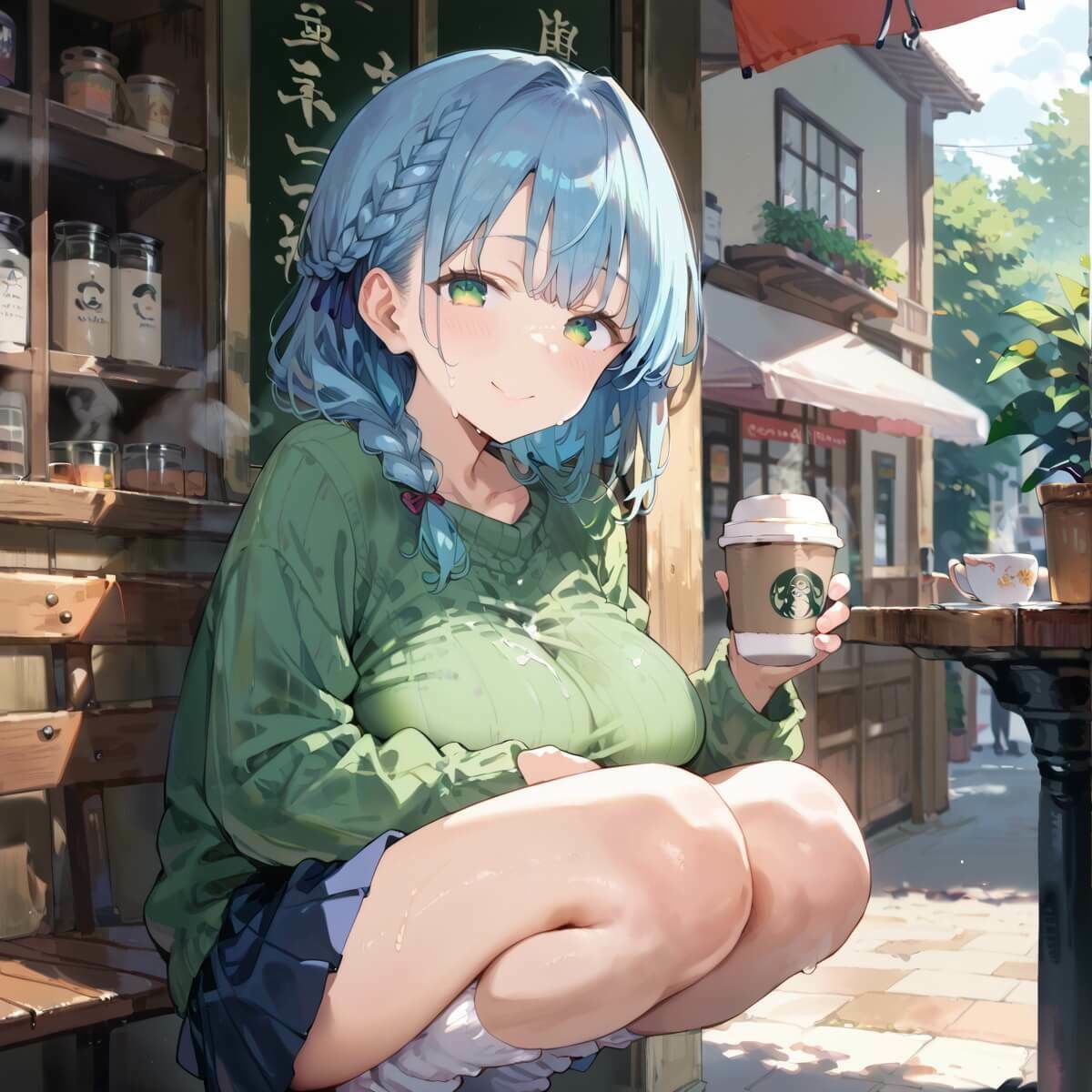 行きつけカフェのどエロいお姉さん4・190枚 - サンプル画像 9