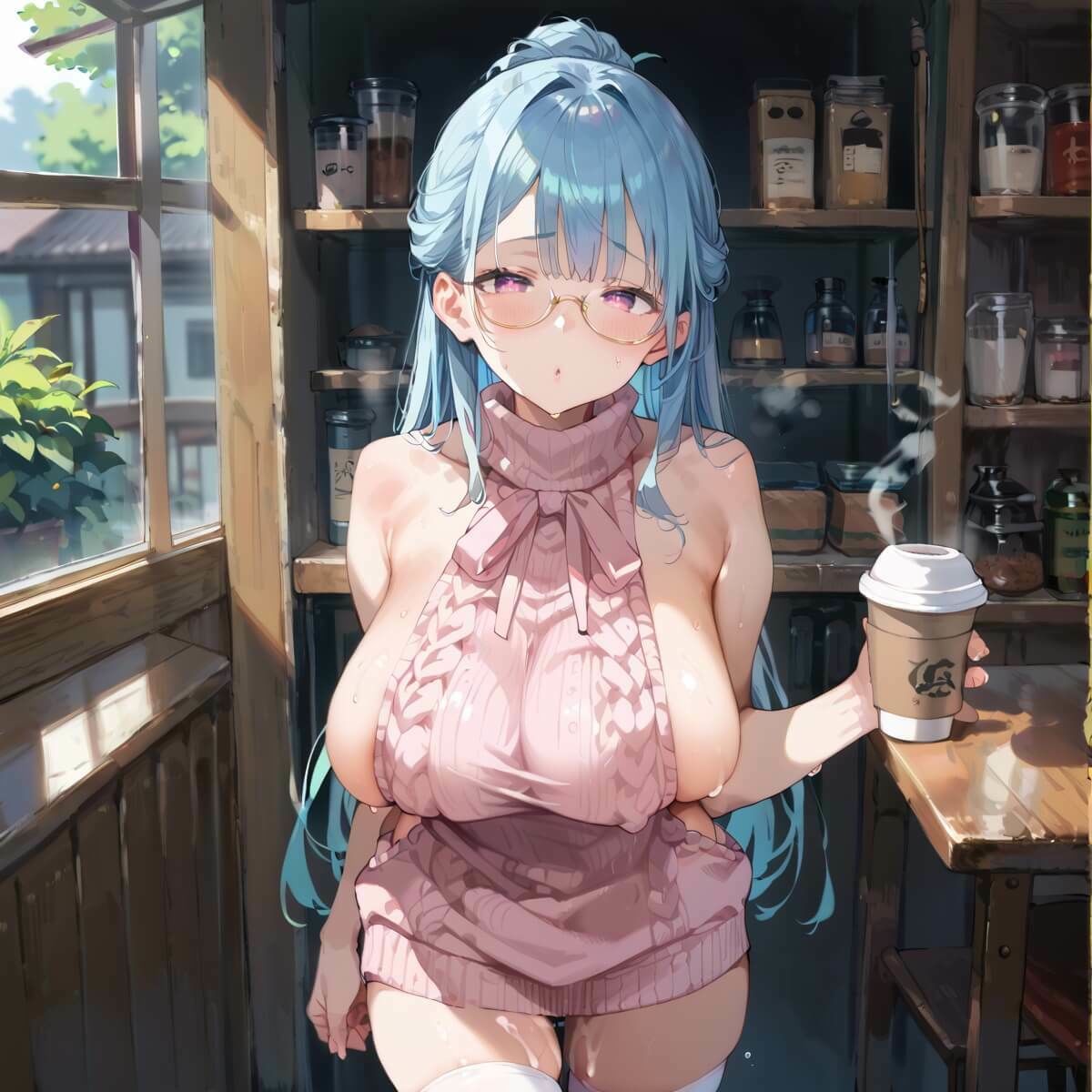 行きつけカフェのどエロいお姉さん5・190枚 - サンプル画像 7