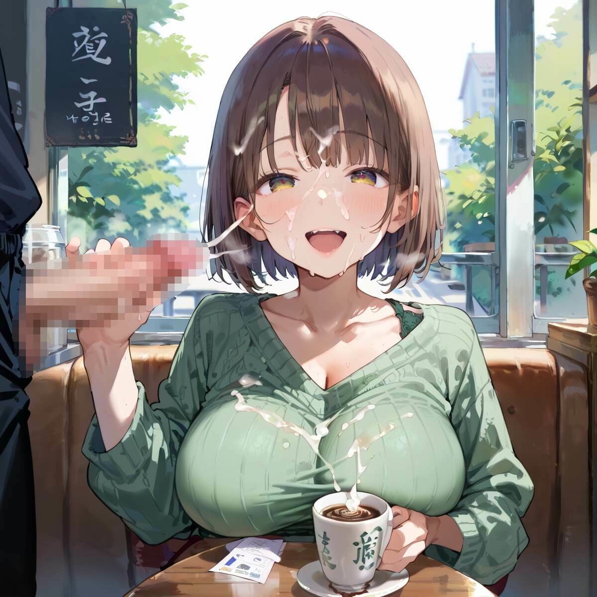 行きつけカフェのどエロいお姉さん6・190枚 - サンプル画像 7