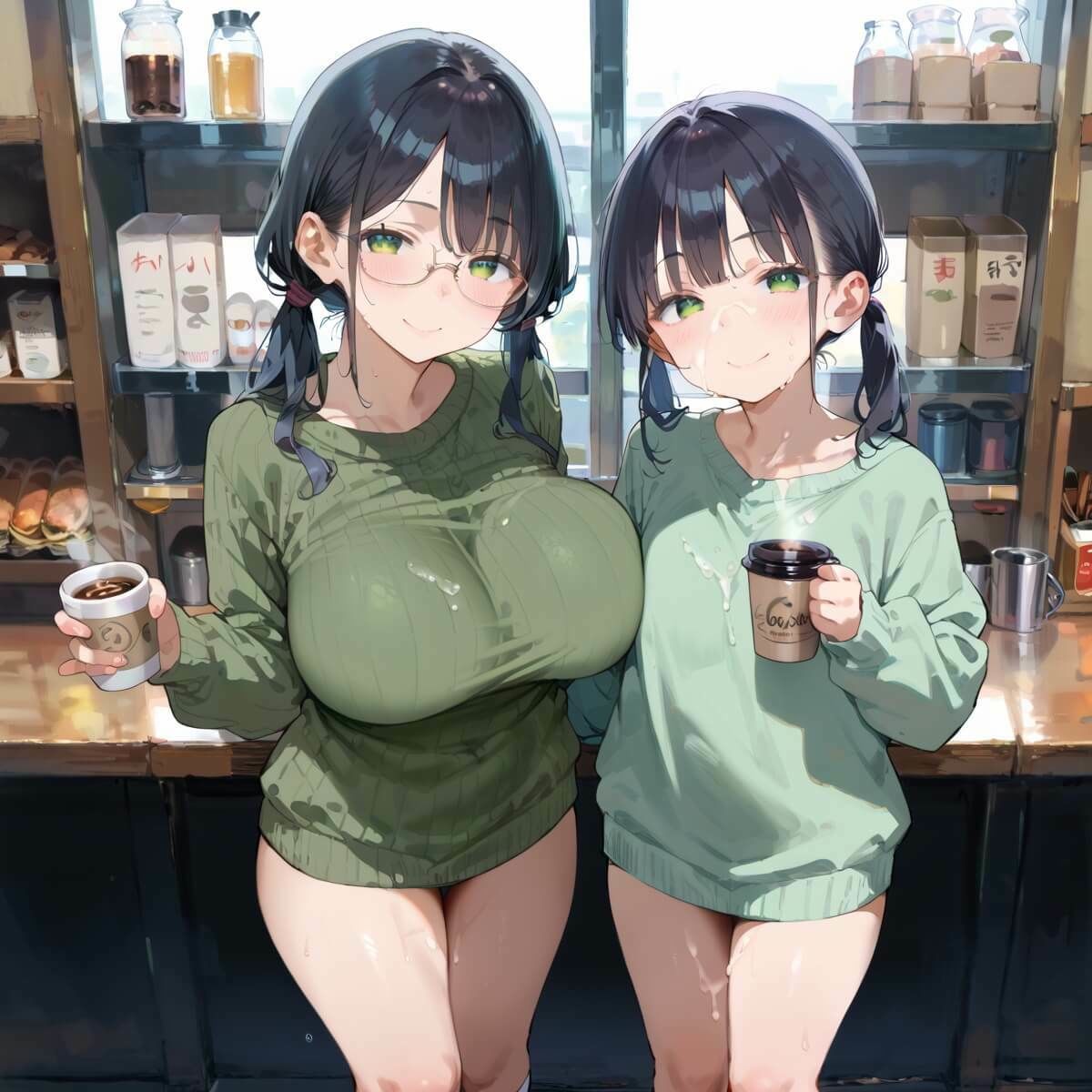 行きつけカフェのどエロいお姉さん6・190枚 - サンプル画像 10