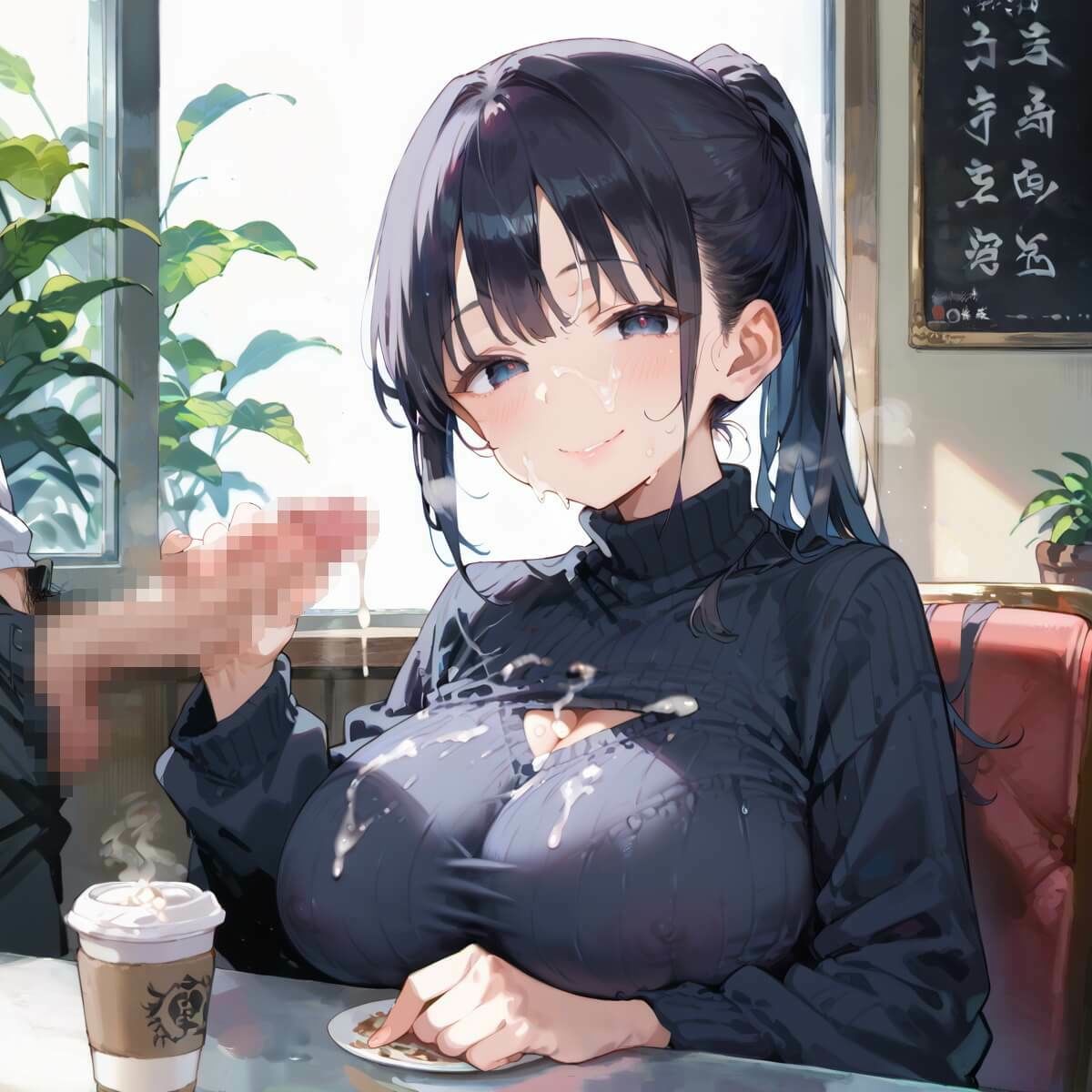 行きつけカフェのどエロいお姉さん7・190枚 - サンプル画像 8