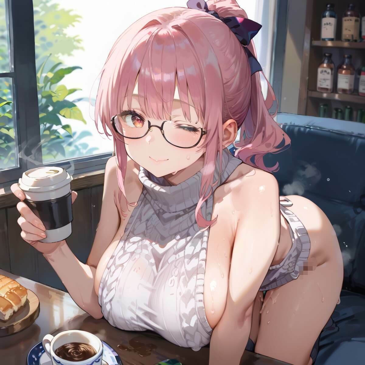 行きつけカフェのどエロいお姉さん8・190枚 - サンプル画像 5