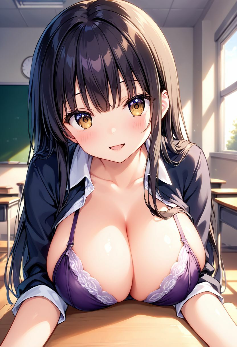教師にハメられた巨乳制服女子 - サンプル画像 2