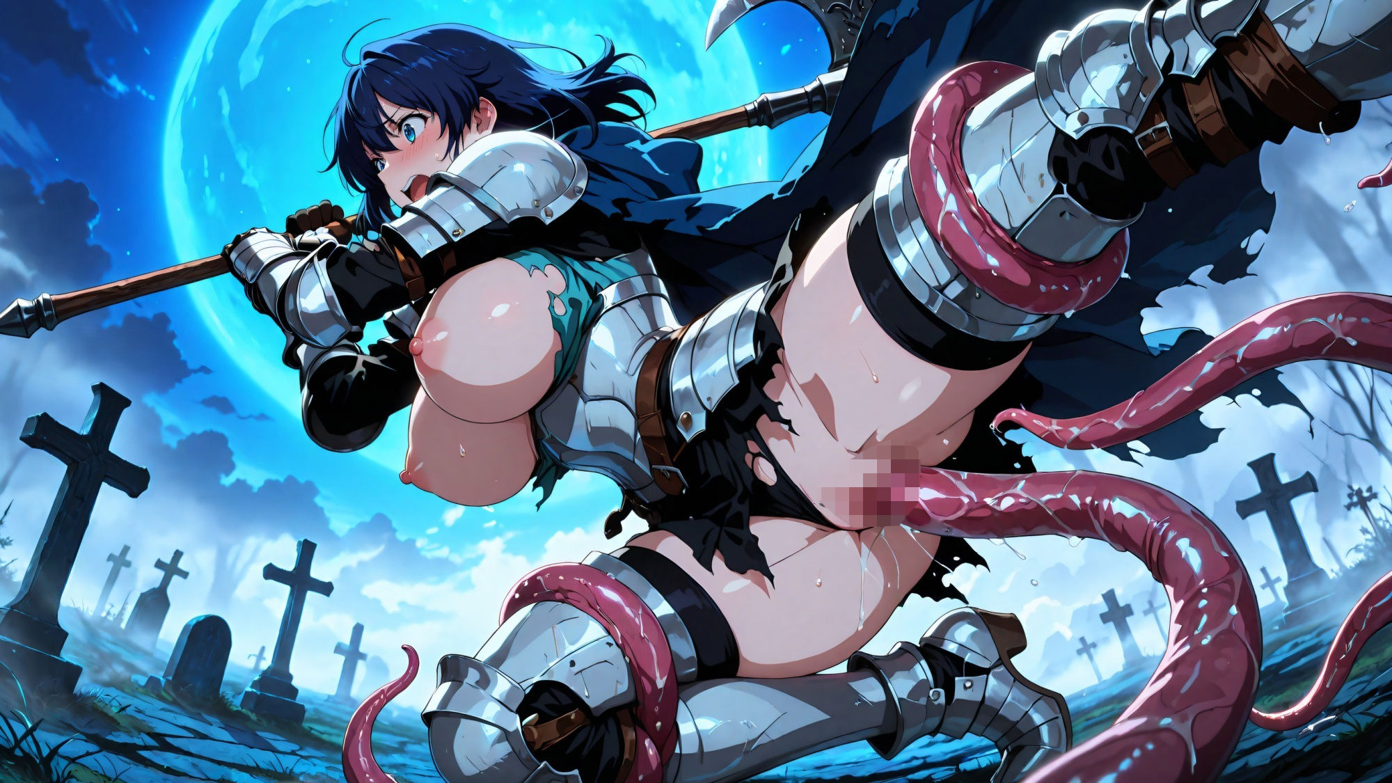 触手に落ちた女たち -苦痛と快楽の狭間で- - サンプル画像 1