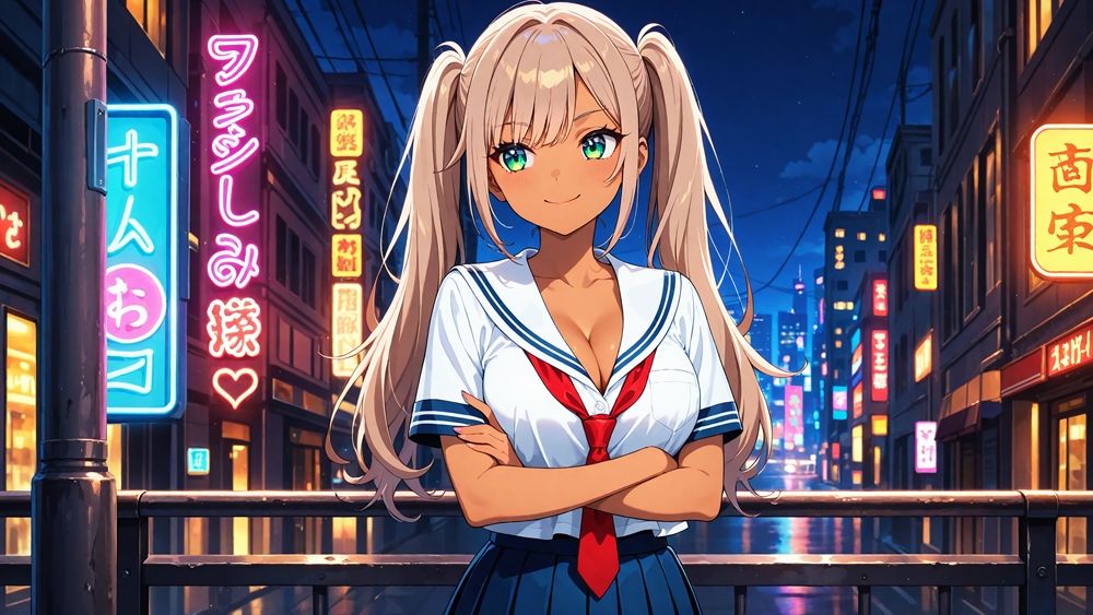 褐色ギャル白ギャルが童貞大学生を逆ナンパ孕ませ交尾【4K】 - サンプル画像 2