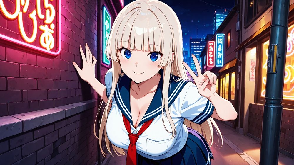 褐色ギャル白ギャルが童貞大学生を逆ナンパ孕ませ交尾【4K】 - サンプル画像 3