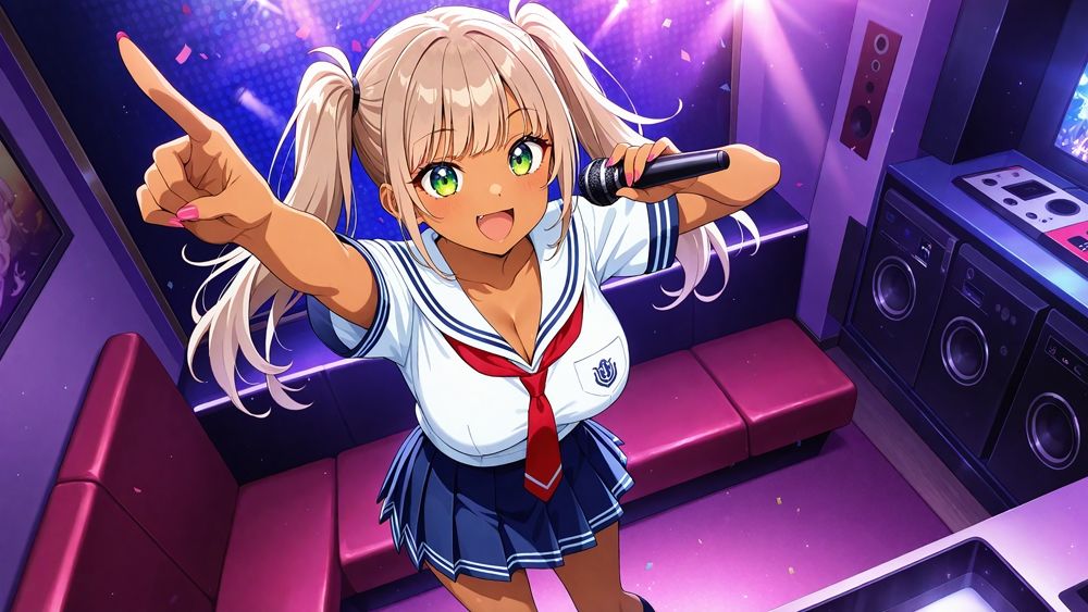 褐色ギャル白ギャルが童貞大学生を逆ナンパ孕ませ交尾【4K】 - サンプル画像 6