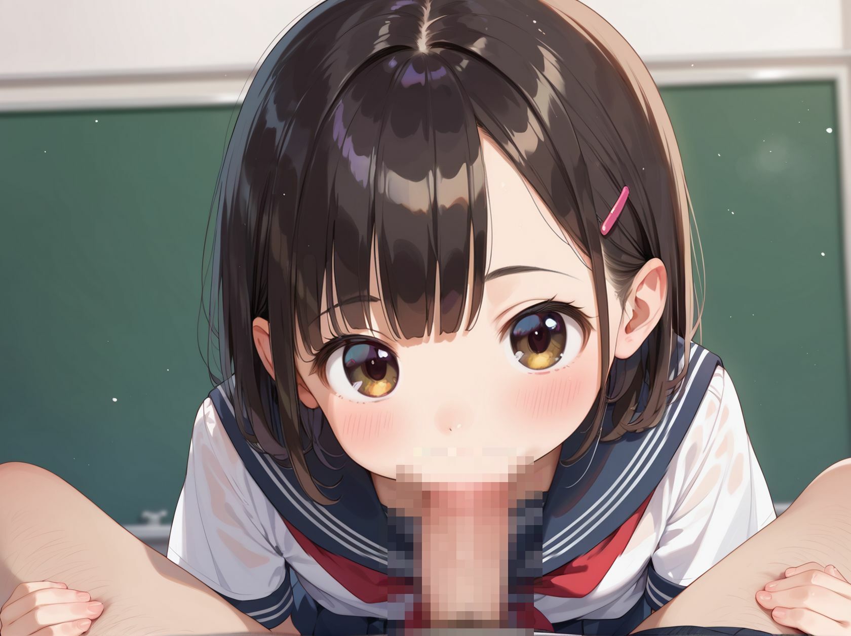 風紀委員の性処理担当が中出しご奉仕させていただきます！ - サンプル画像 1