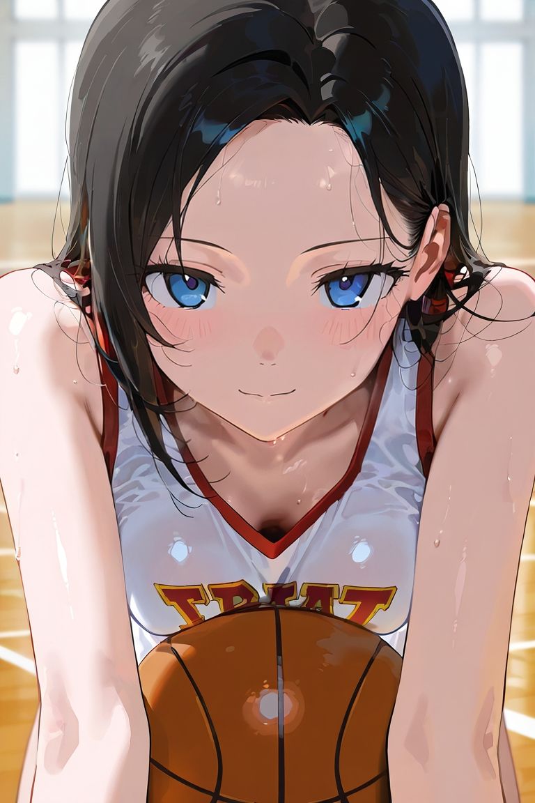バスケ女子の誘惑 - サンプル画像 1