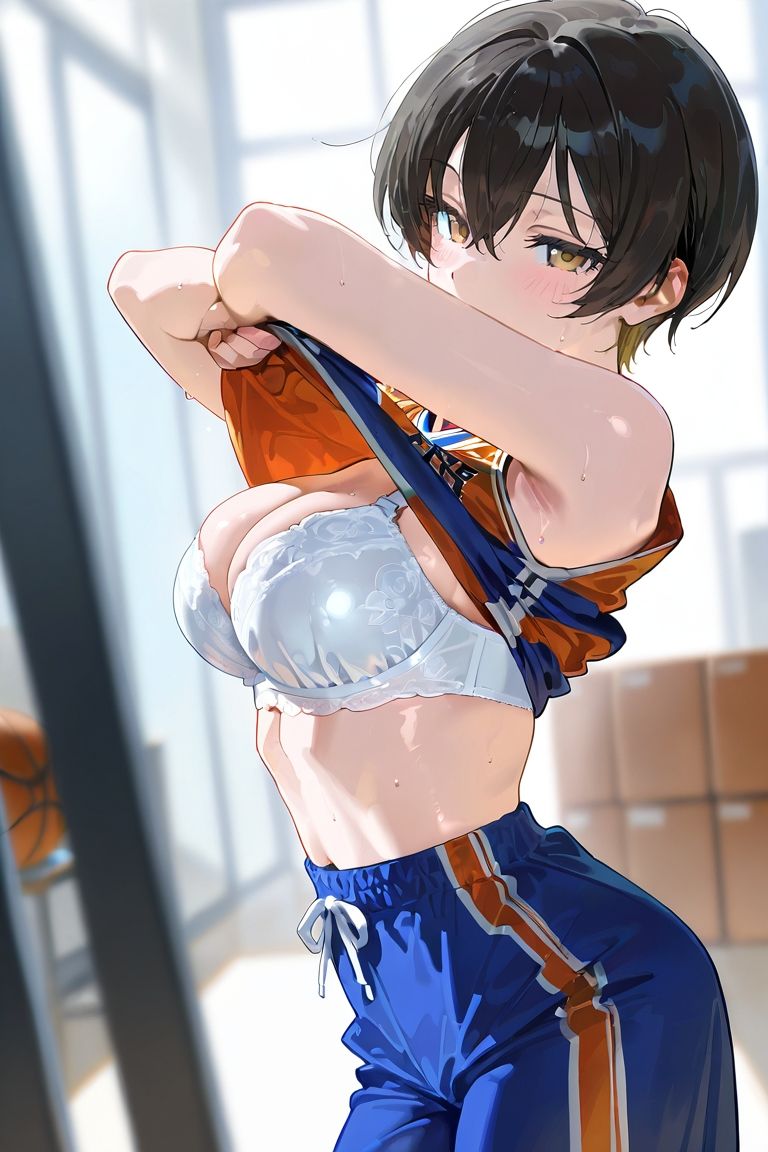 バスケ女子の誘惑 - サンプル画像 3