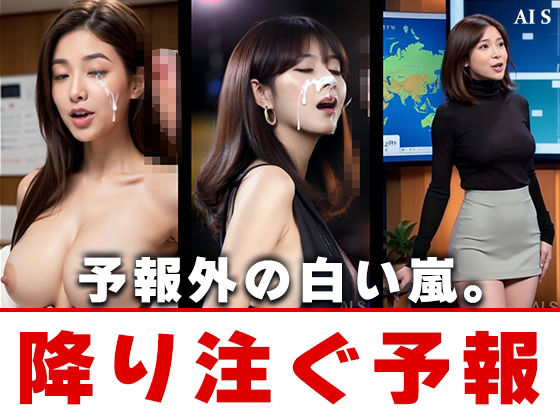 【約40分】『白濁ニュース』 清楚な笑顔に、白濁の雨。-AIで描く究極の美女達- - サンプル画像 3