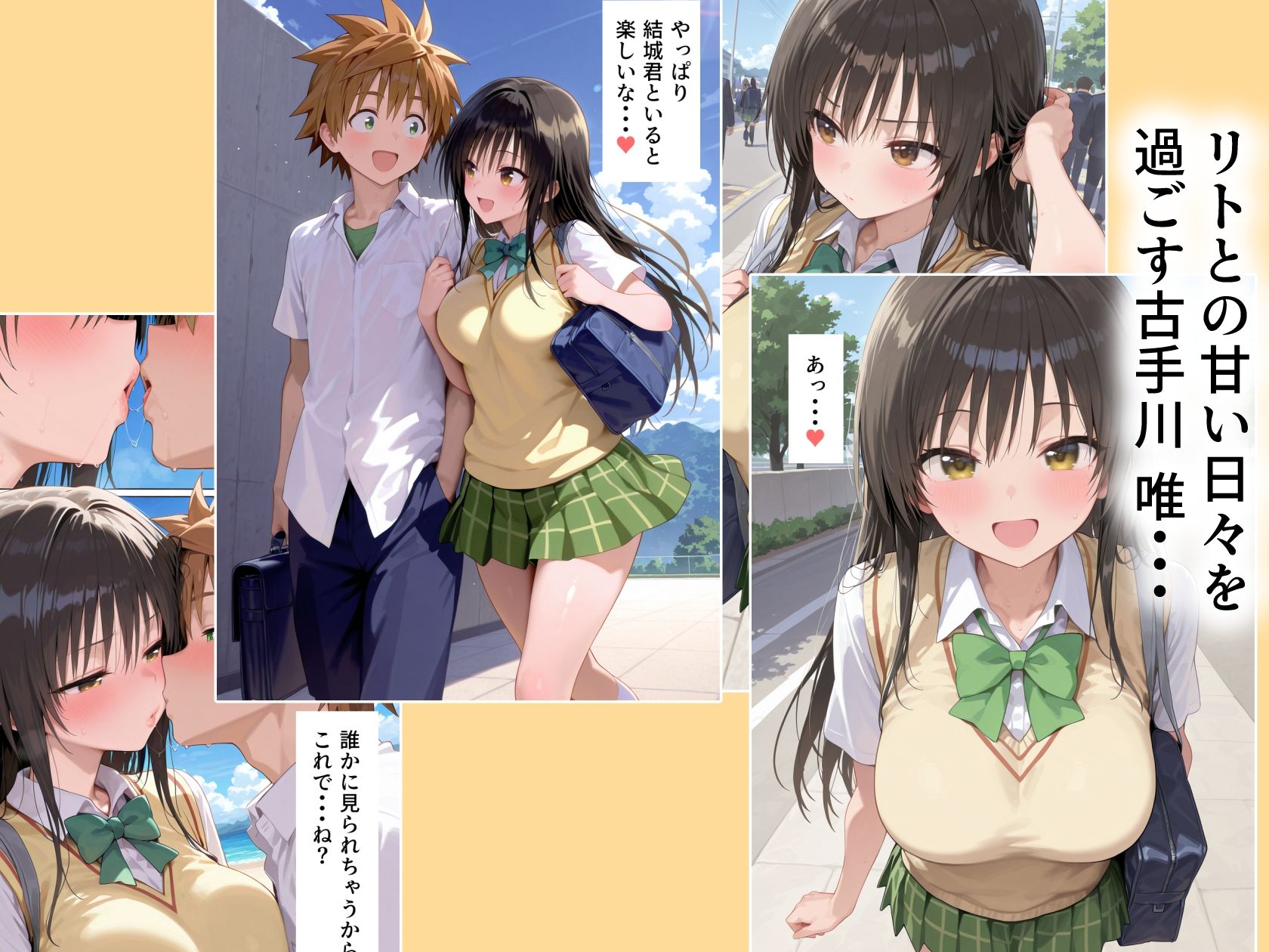 古手川唯は痴●教師に堕とされる - サンプル画像 1