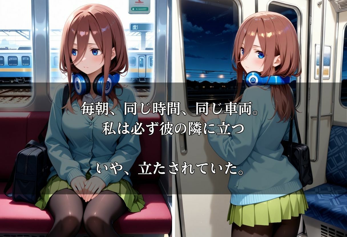 通勤電車で犯●れ続け、妊娠した私 〜中野三玖〜 - サンプル画像 1