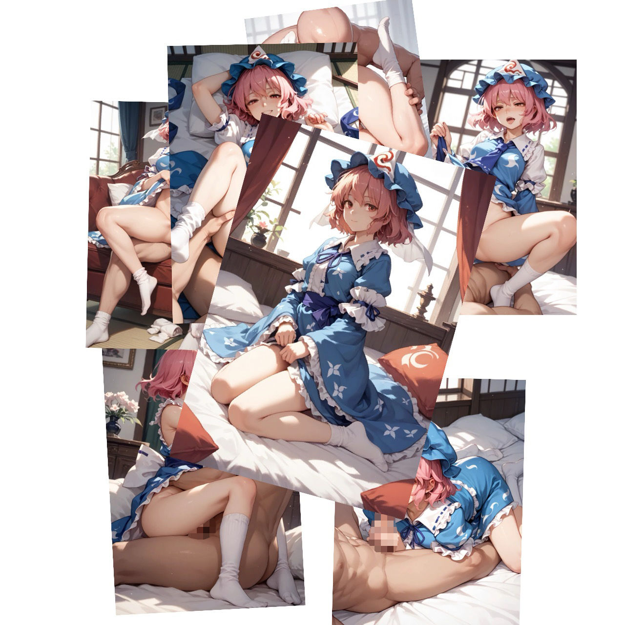 むっちむちな幽々子と性交 - サンプル画像 9