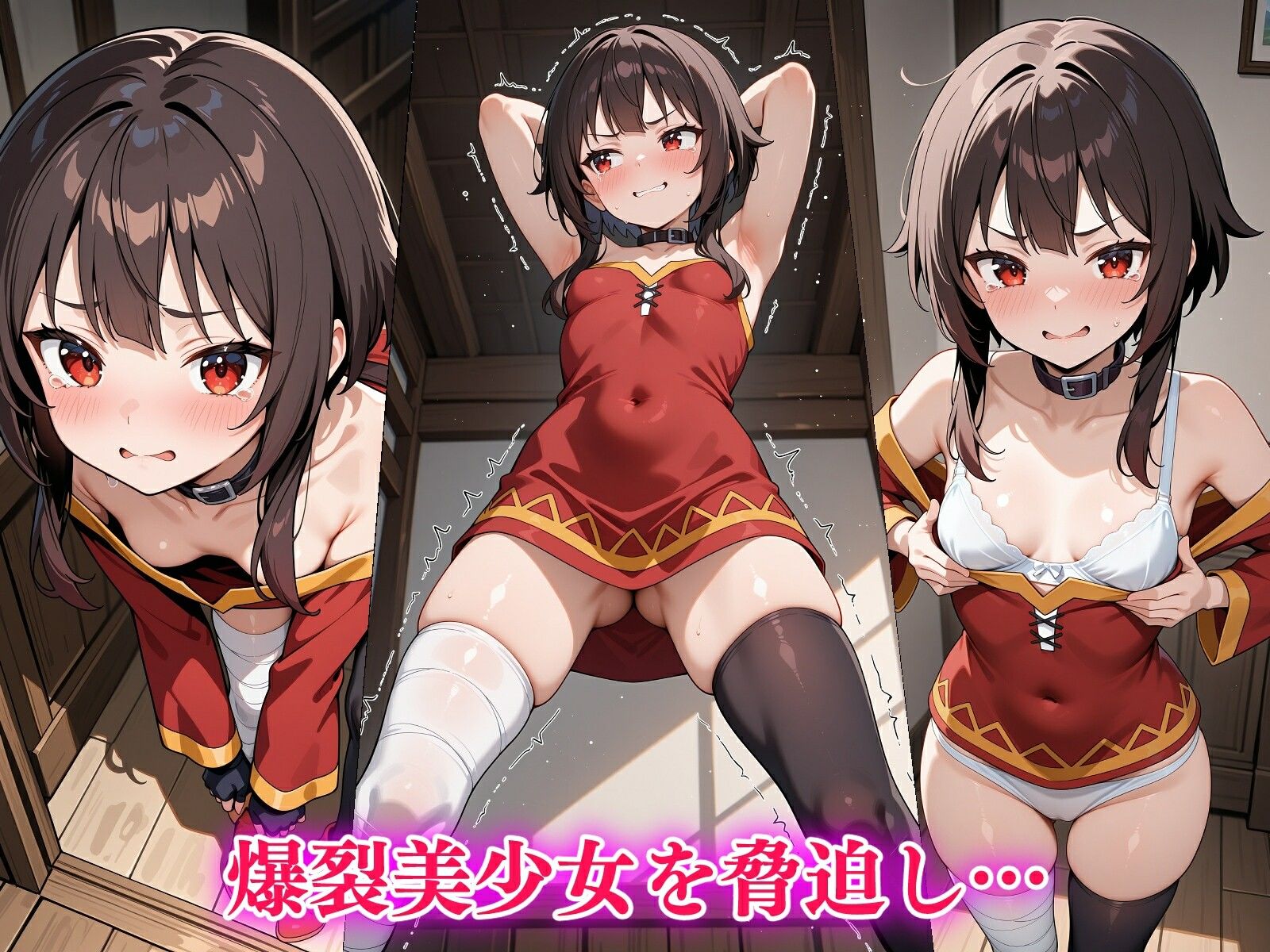 脅され凌〇調教される爆裂美少女 機械・触手・アナル責め・露出 - サンプル画像 1