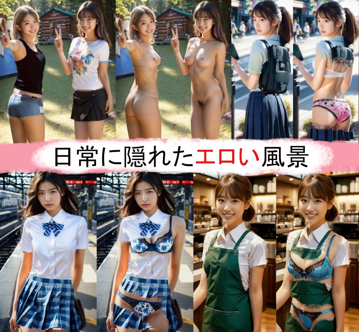 日常に隠れたエロい風景 - サンプル画像 1