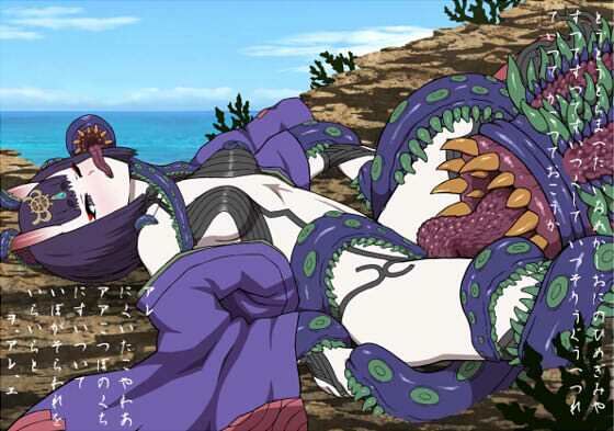 酒呑童子触手春画 - サンプル画像 1