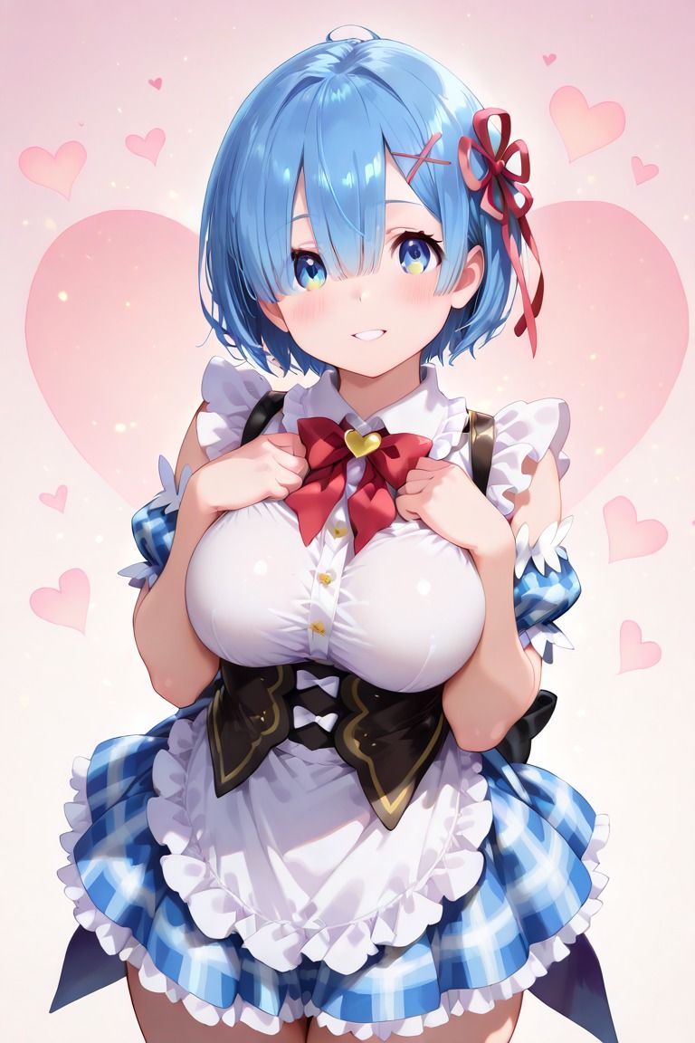 A〇B風メイドアイドルれ〇りんのかわいいポーズイラスト集 - サンプル画像 4