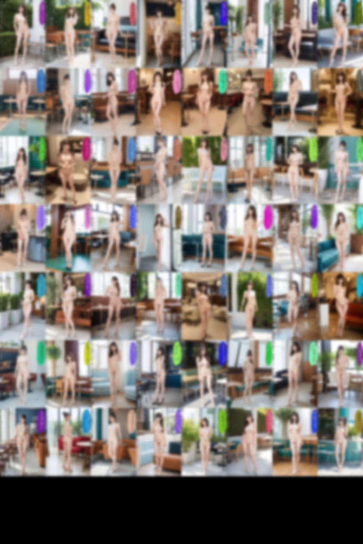 全裸カフェ店員の笑顔接客〜観察専用オナネタ〜 - サンプル画像 10