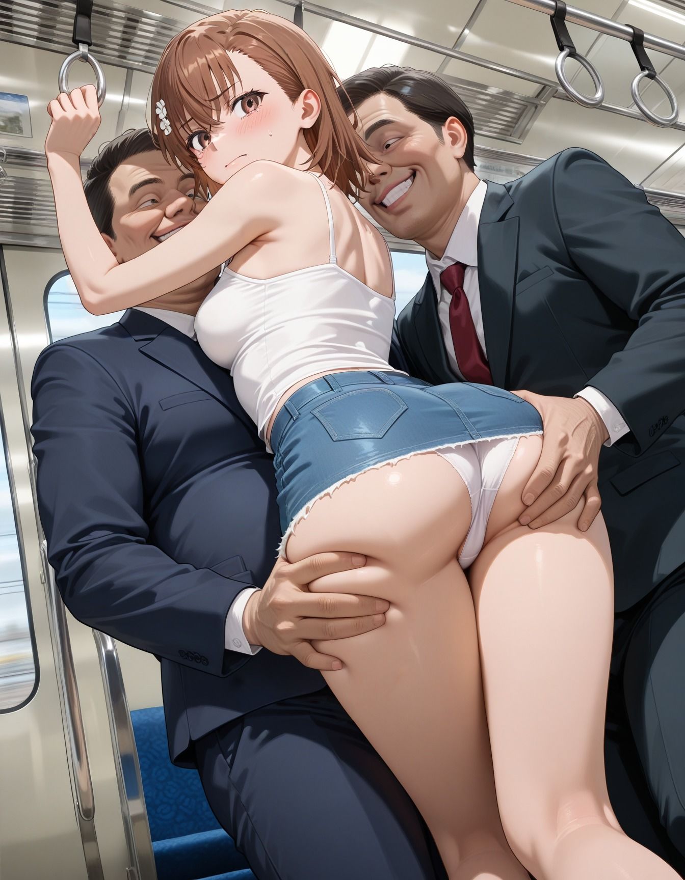 痴●集団に襲われた少女 - サンプル画像 4