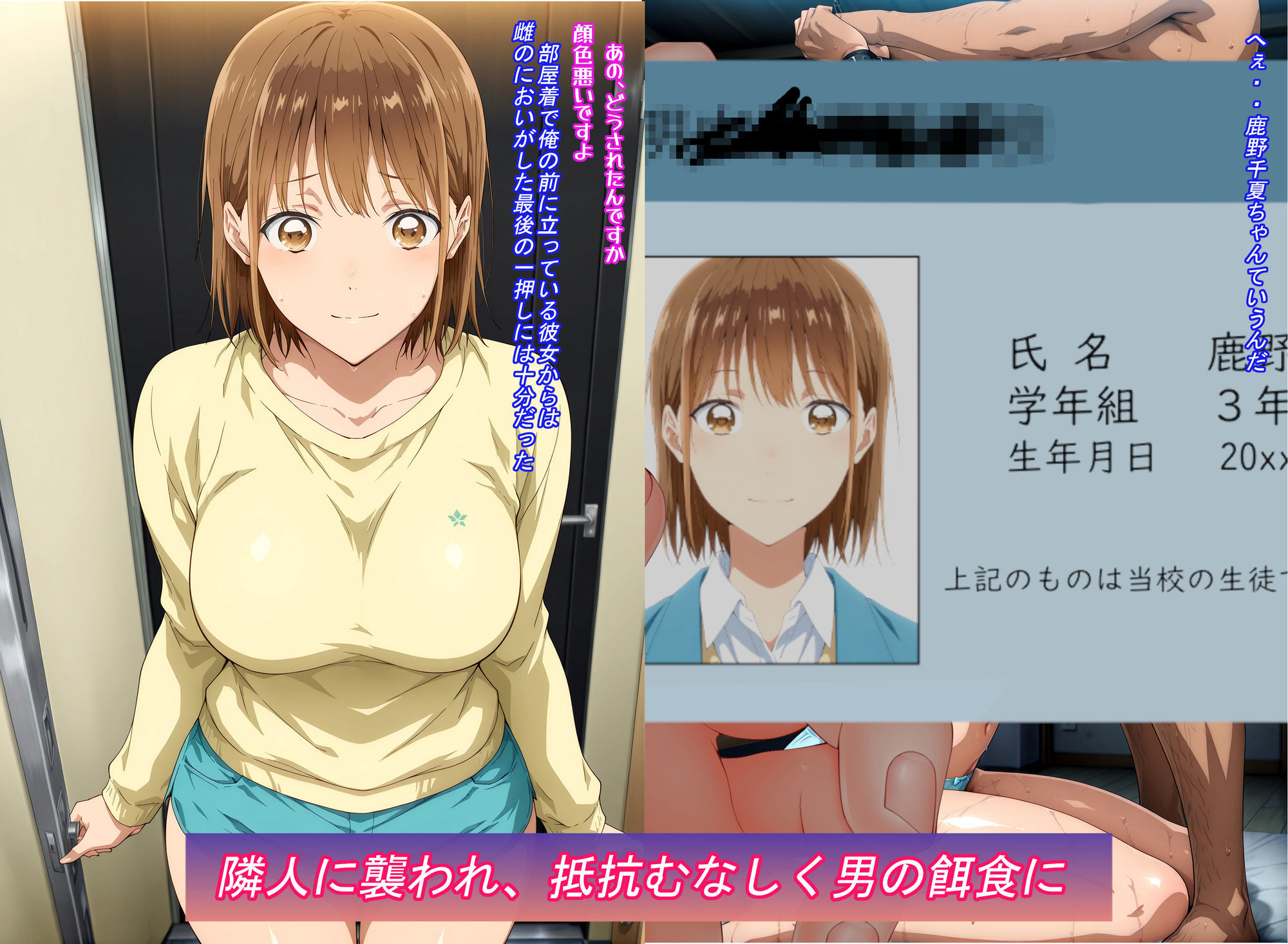 隣人の肉便器〜バスケ少女弱みで堕ちる日々〜 - サンプル画像 4