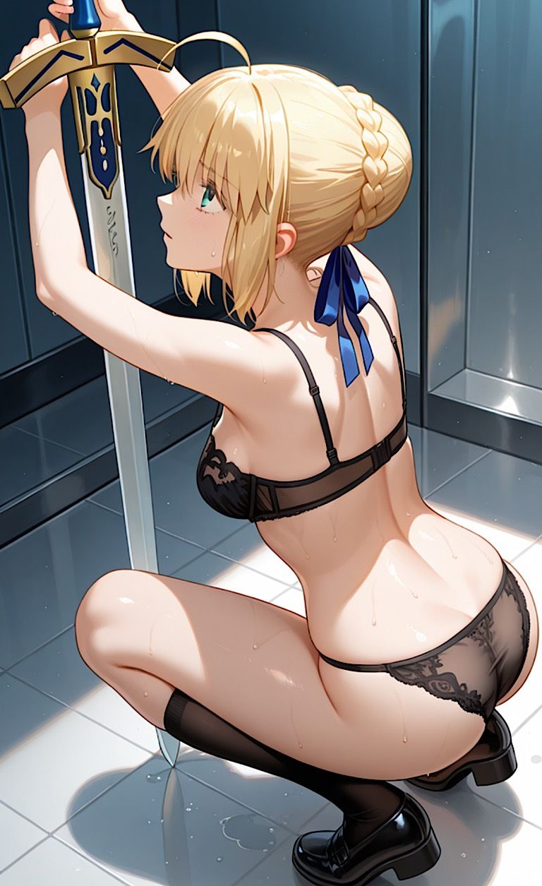 【Fateエロ！】セイ◯ー  盗撮魔法で監視される！ - サンプル画像 2