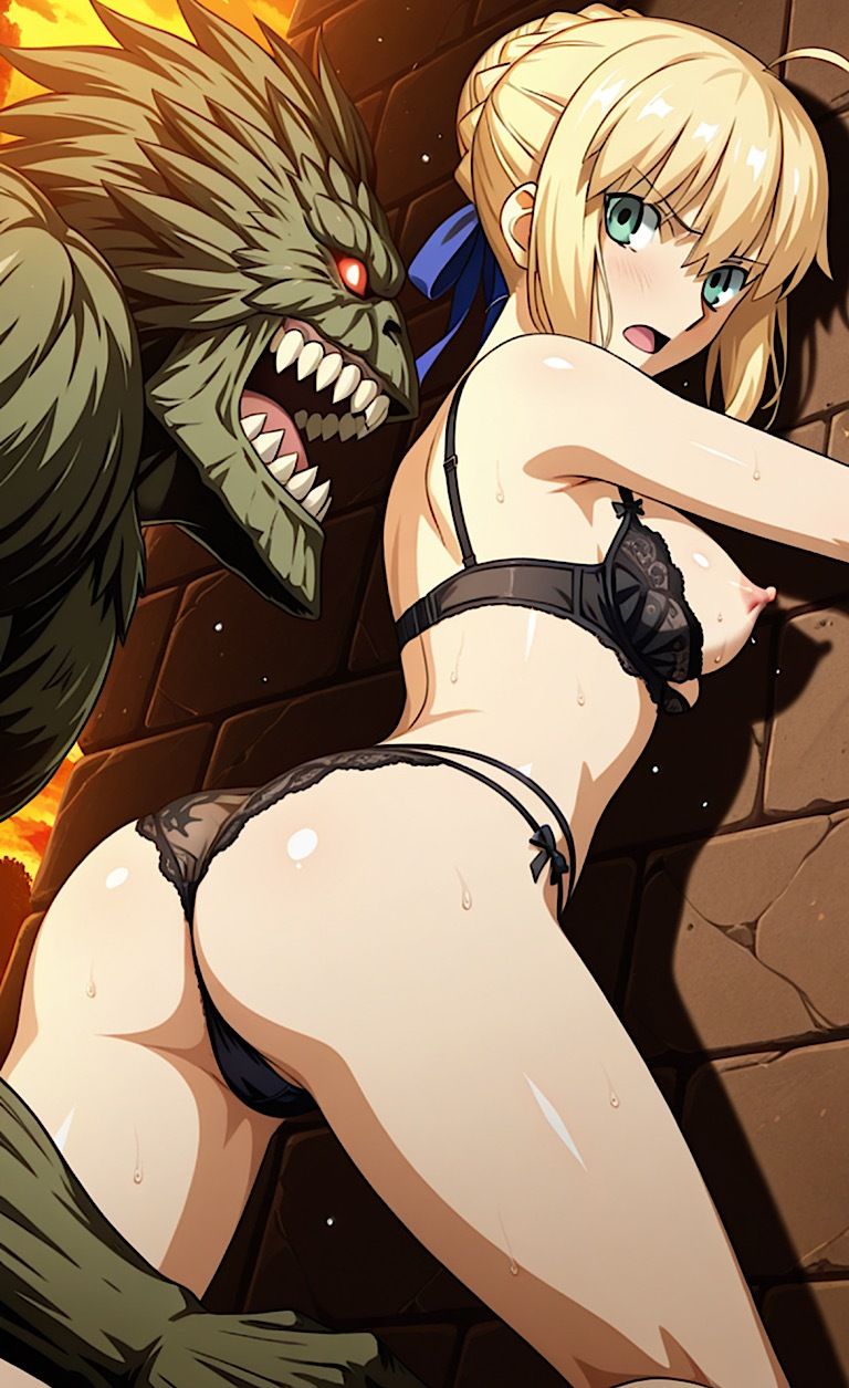 【Fateエロ！】セイ◯ー  盗撮魔法で監視される！ - サンプル画像 3