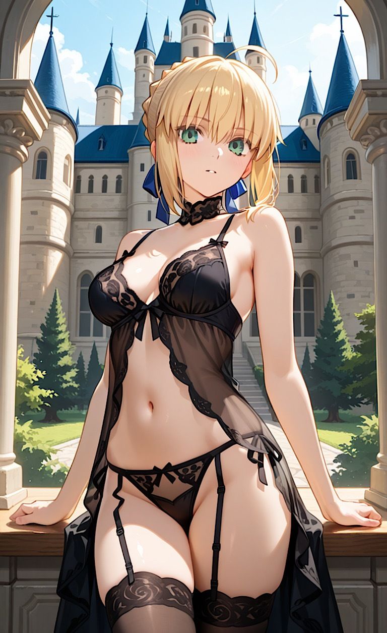 【Fateエロ！】セイ◯ー  盗撮魔法で監視される！ - サンプル画像 6