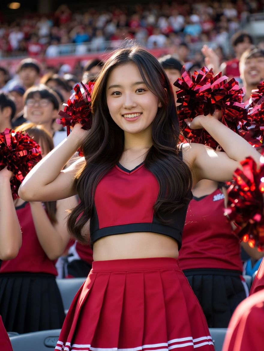 勝利が絶対！チアガール - サンプル画像 1