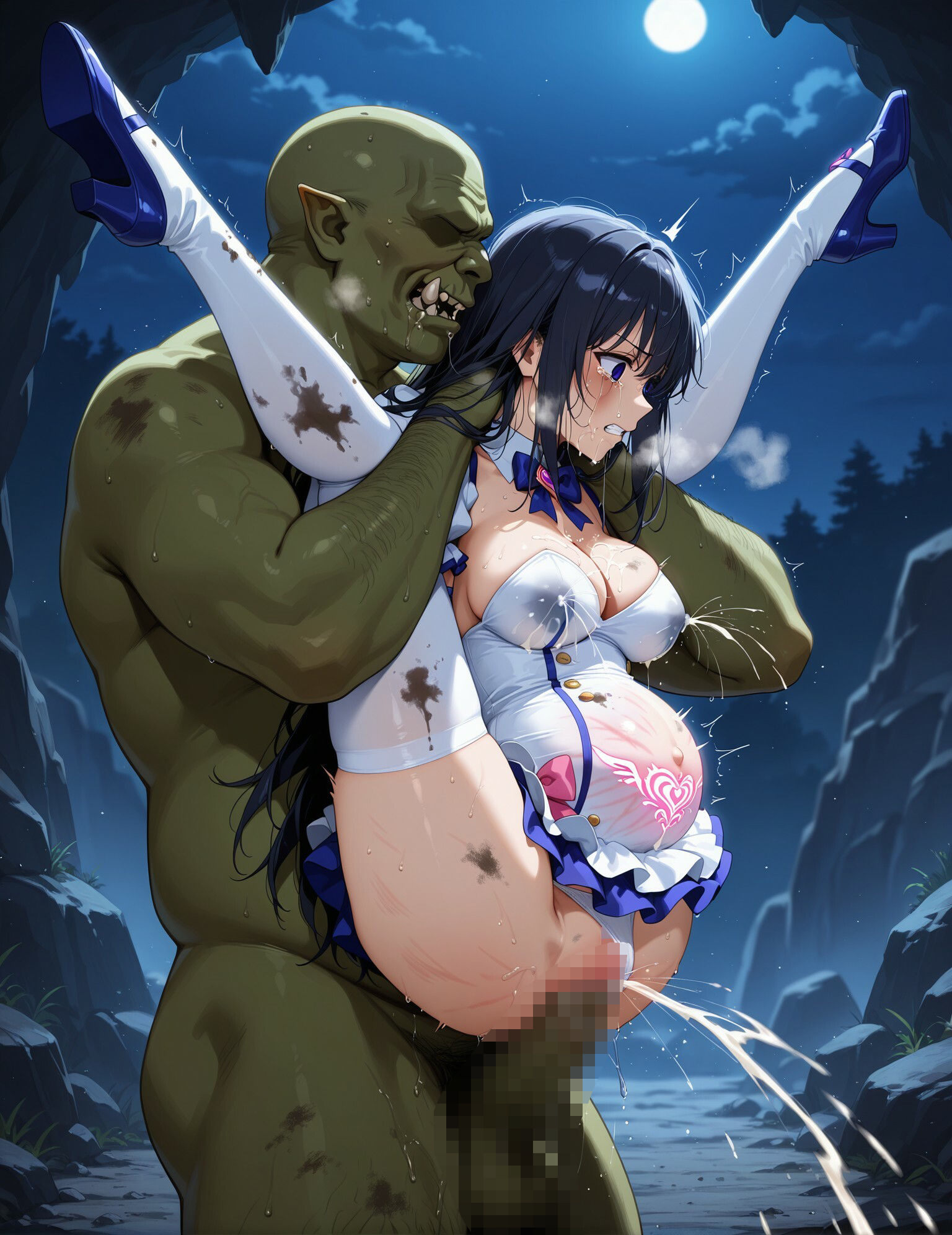 敗北魔法少女忌避受胎_04 - サンプル画像 2