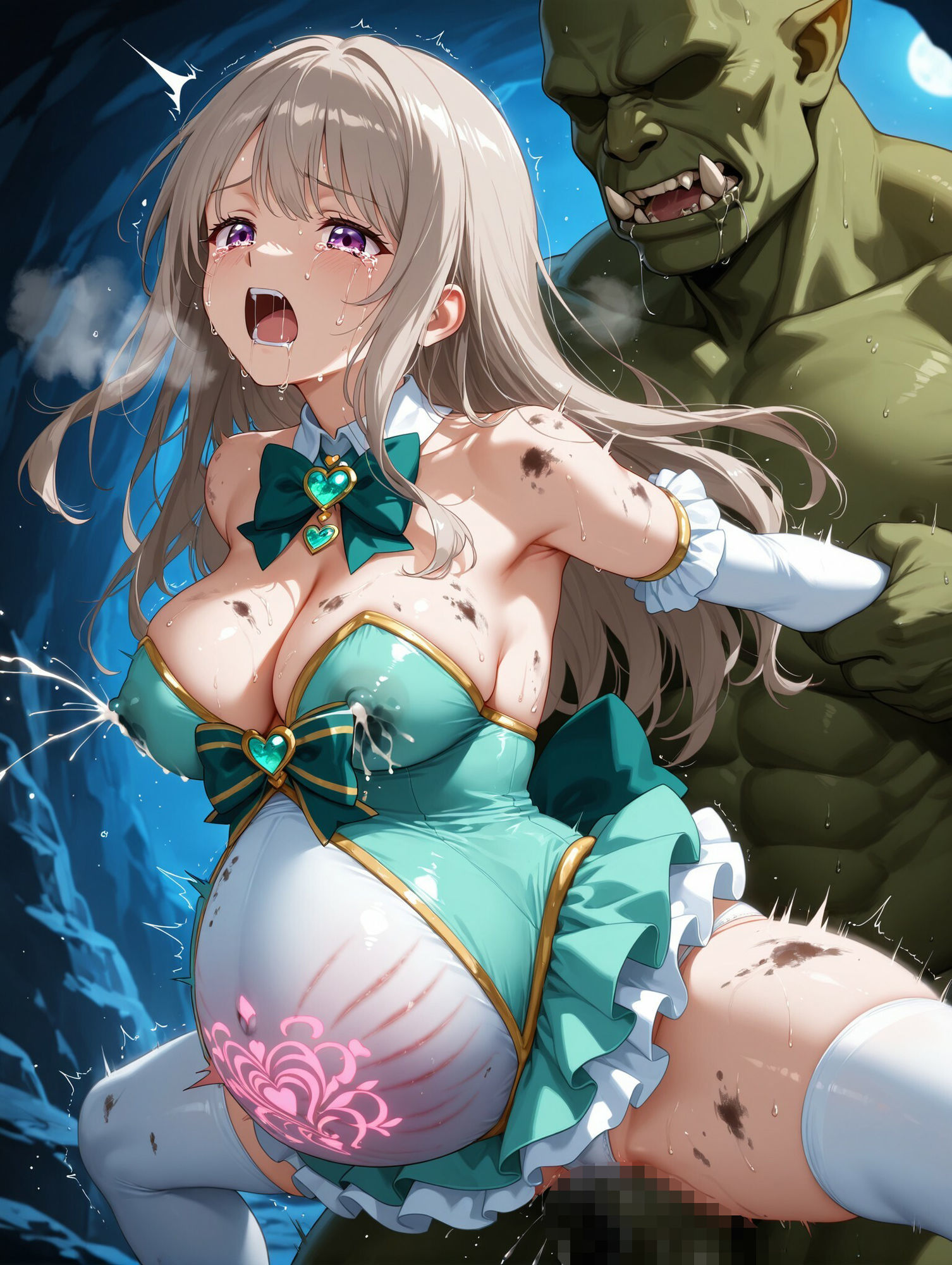敗北魔法少女忌避受胎_04 - サンプル画像 6