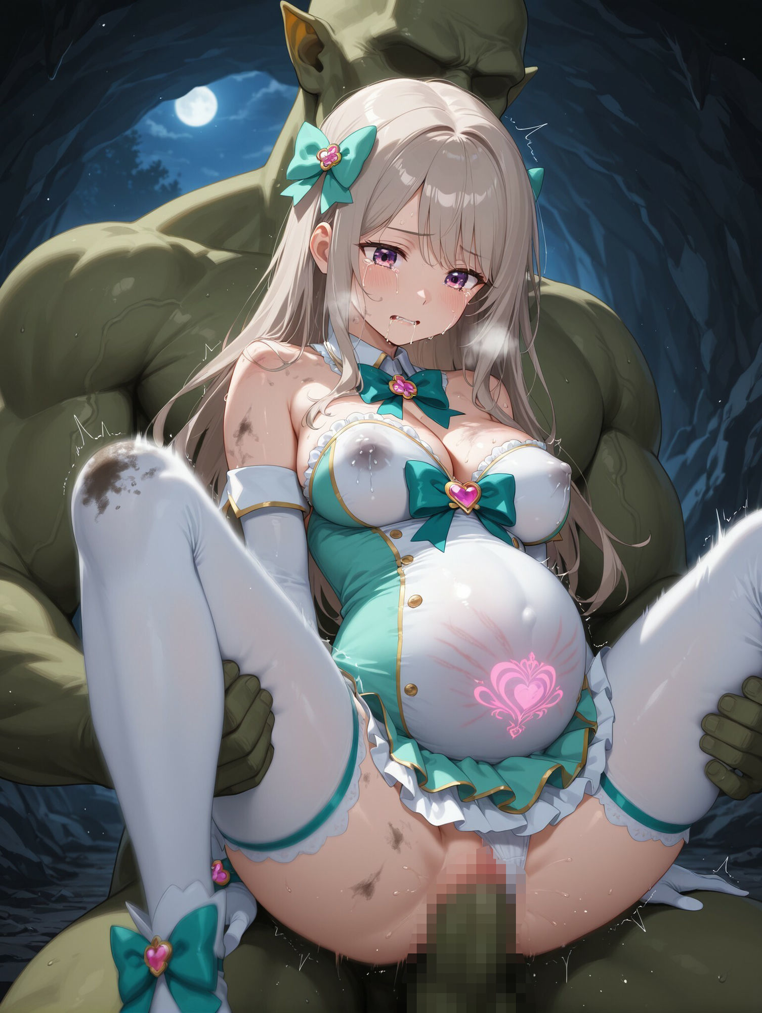 敗北魔法少女忌避受胎_04 - サンプル画像 8