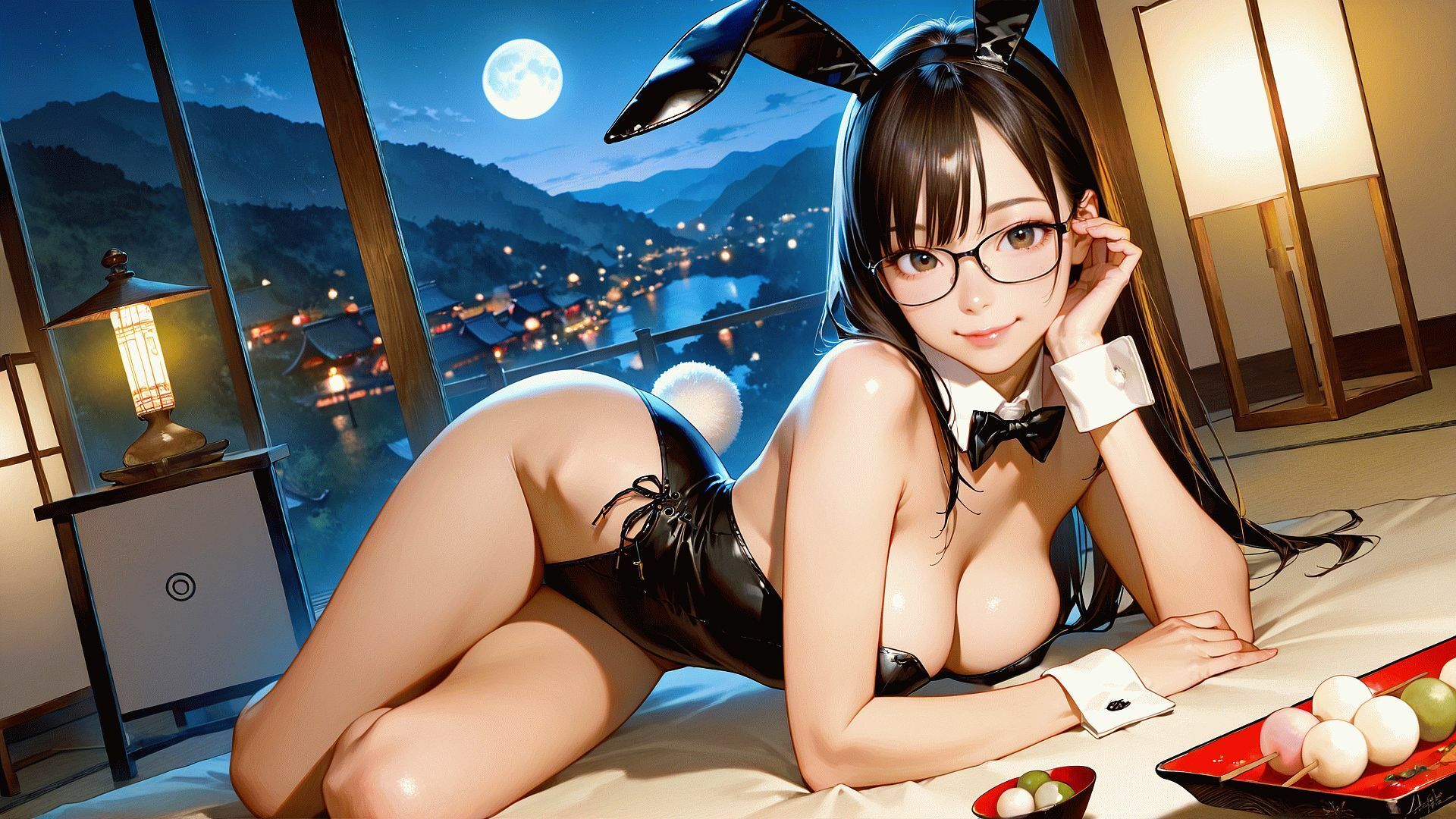お月見バニー娘 - サンプル画像 2