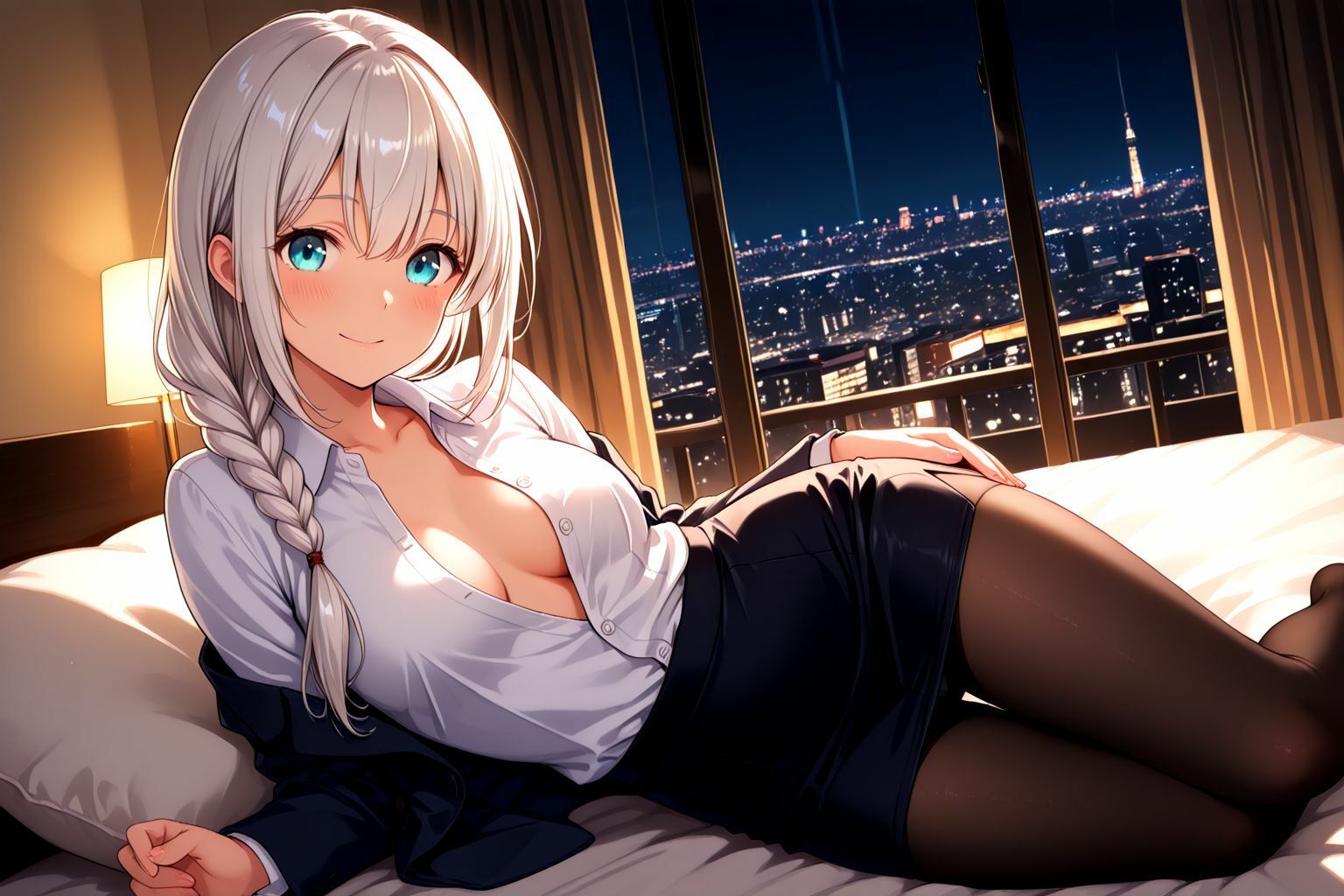 クールな先輩しおりさんと付き合ってますが、ベッドの上だと別人すぎる - サンプル画像 3