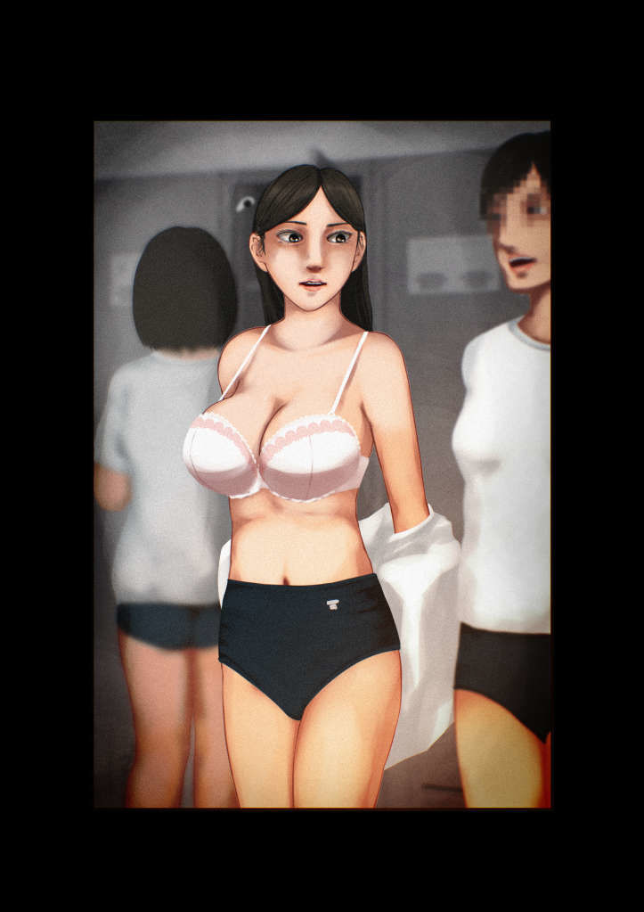 心霊写真―巨乳女子学生を見つめるこの世ナラザルモノ―搾乳体験の風景、おさわり体育祭 - サンプル画像 5