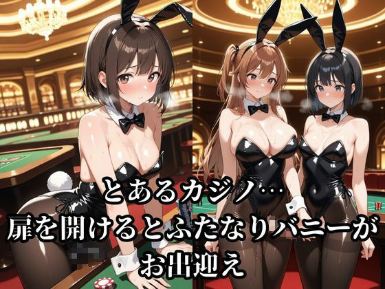 ふたなりバニーガールの禁断のカジノ - サンプル画像 1