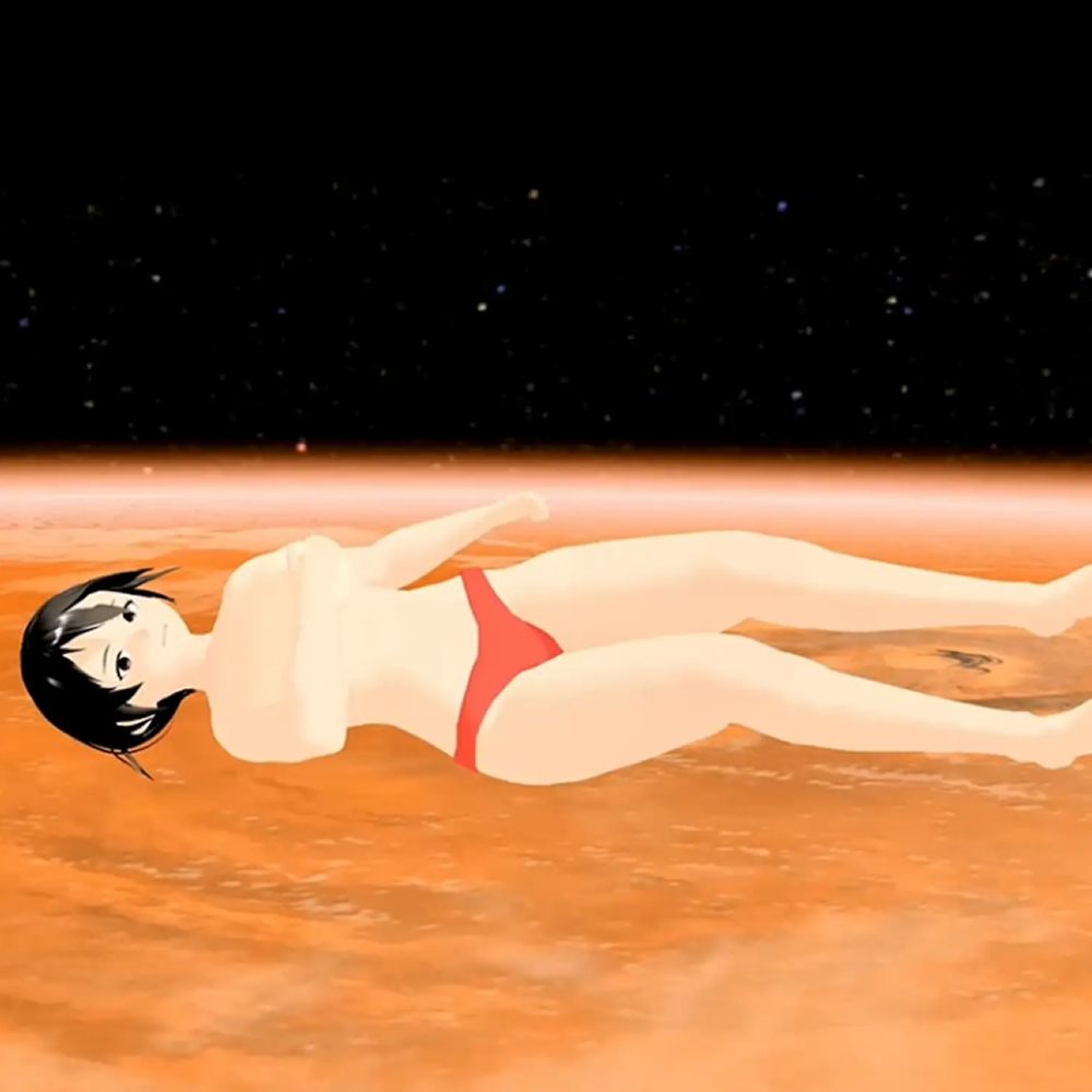 宇宙グラビア  無重力で暴れるHカップおっぱい  小津りさ - サンプル画像 5