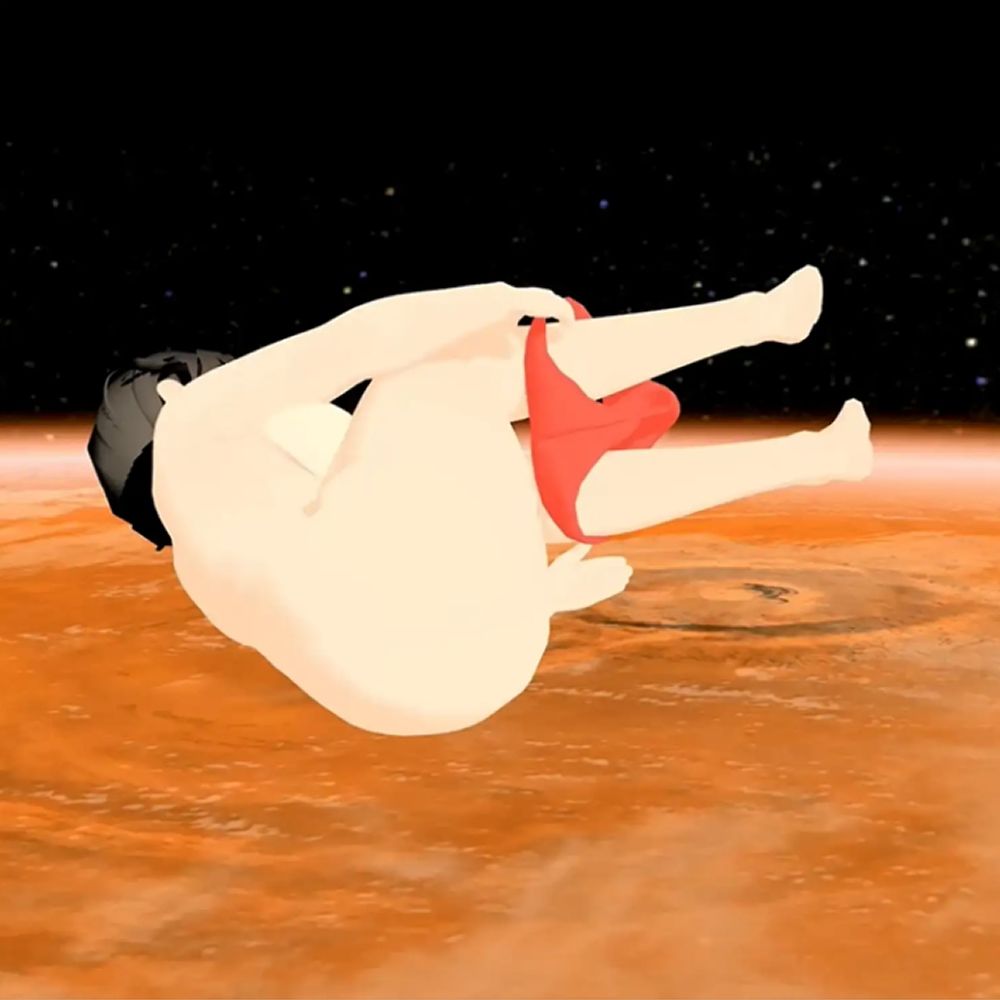 宇宙グラビア  無重力で暴れるHカップおっぱい  小津りさ - サンプル画像 6