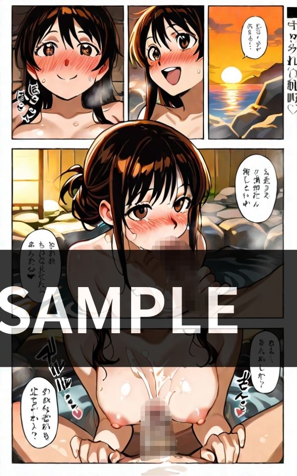 幼馴染と 混浴温泉で 一線を超えちゃう - サンプル画像 3