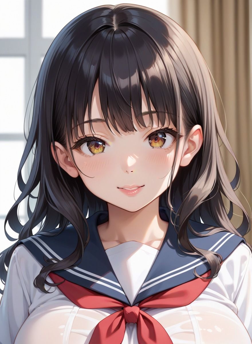 清楚巨乳の女子校生に種付け性交 - サンプル画像 4