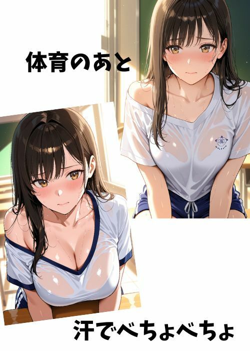 体育の後。。。ちょっとだけやっちゃった。 - サンプル画像 1