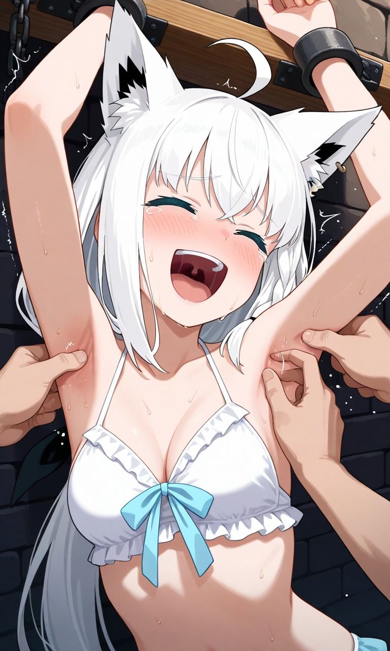 白〇フ〇キくすぐり集 - サンプル画像 2