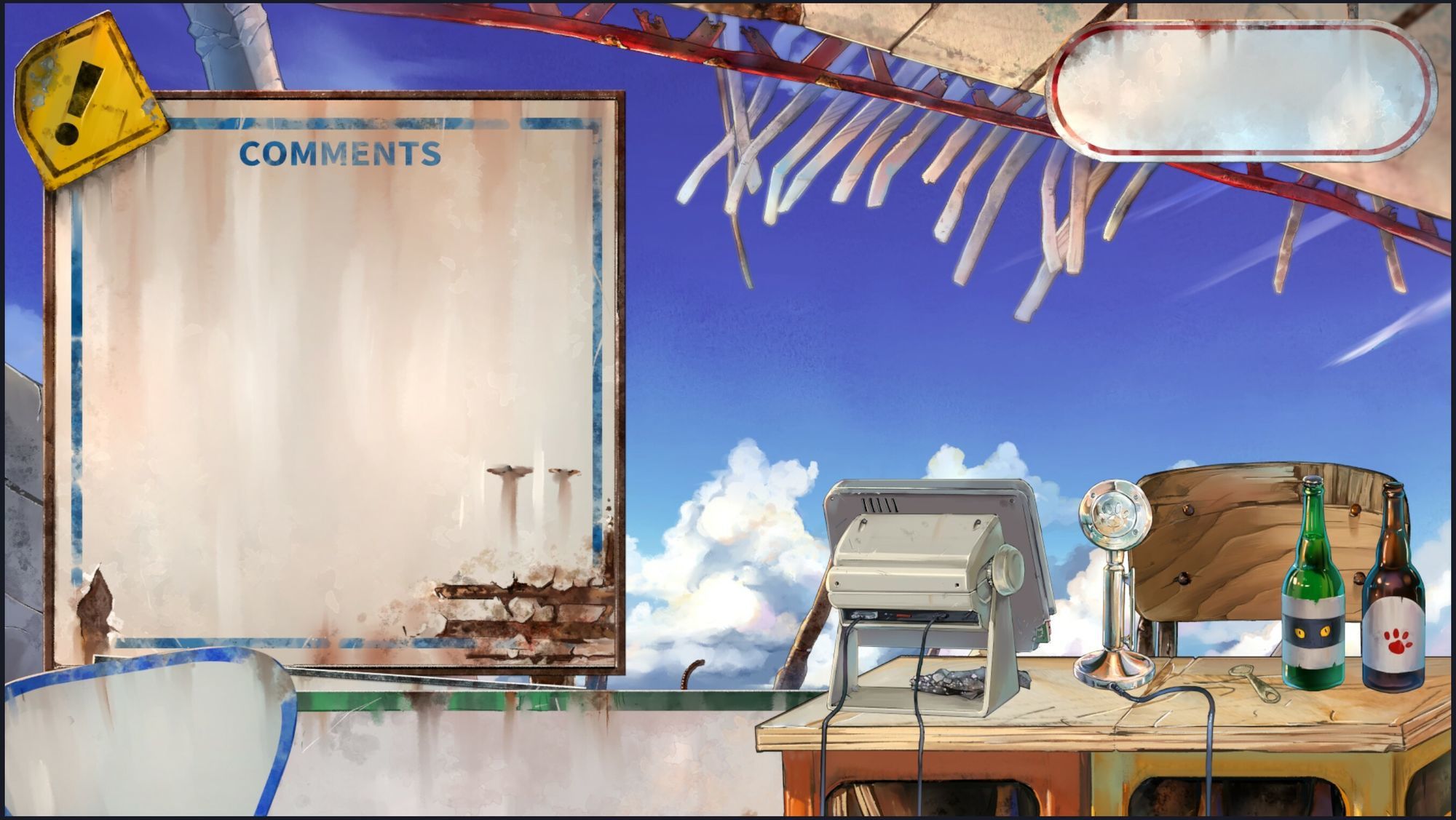 ダンボールの部屋/民家の台所/海辺の廃墟配信素材セット - サンプル画像 4