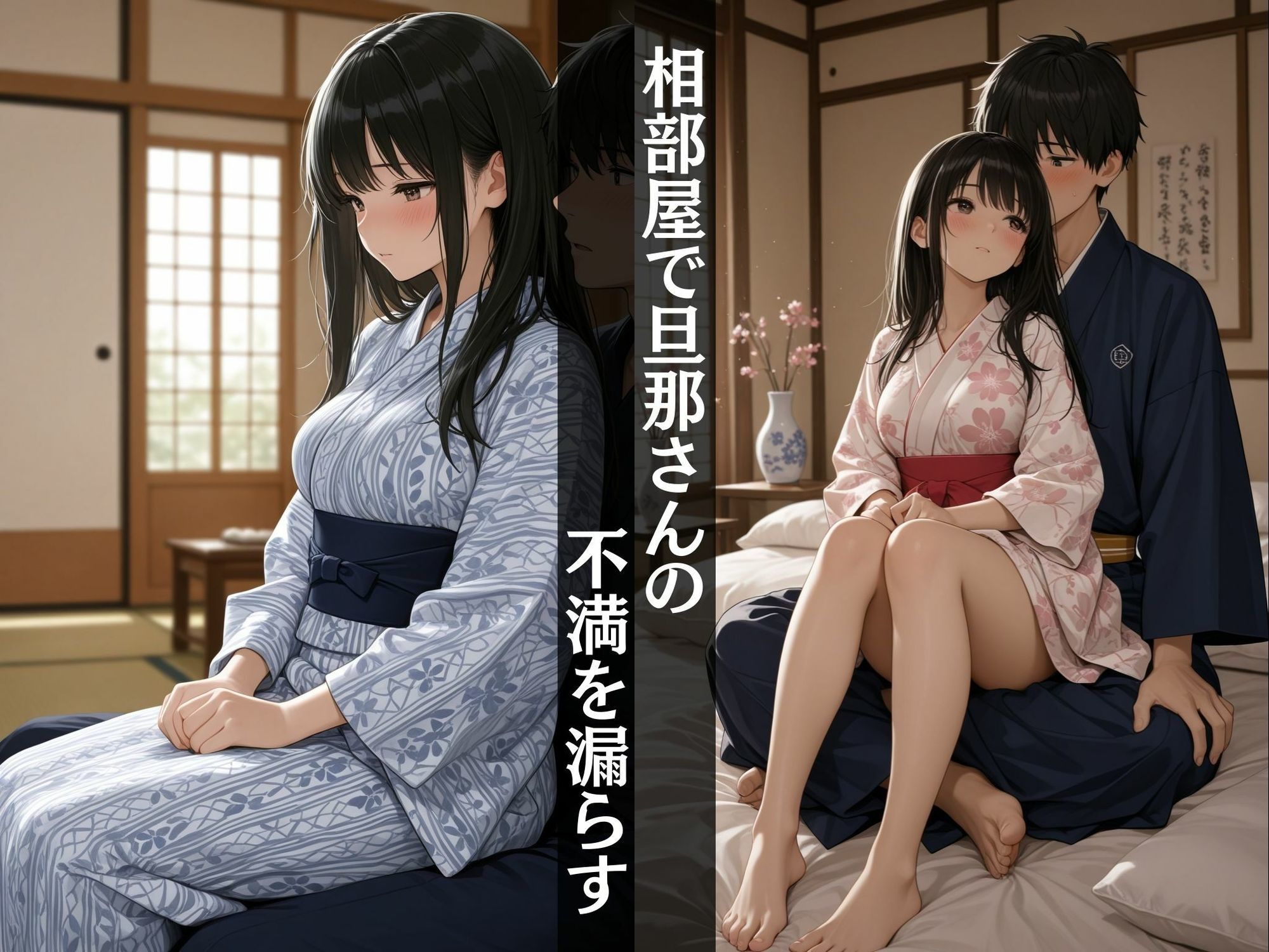 【浴衣上司】  浴衣がはだけて見えた巨乳〜我慢できずに背徳中出し！〜 - サンプル画像 2