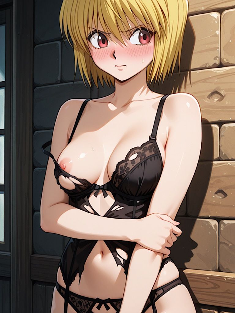 【女戦士】黒下着を念能力で覗き見屈辱！ - サンプル画像 7