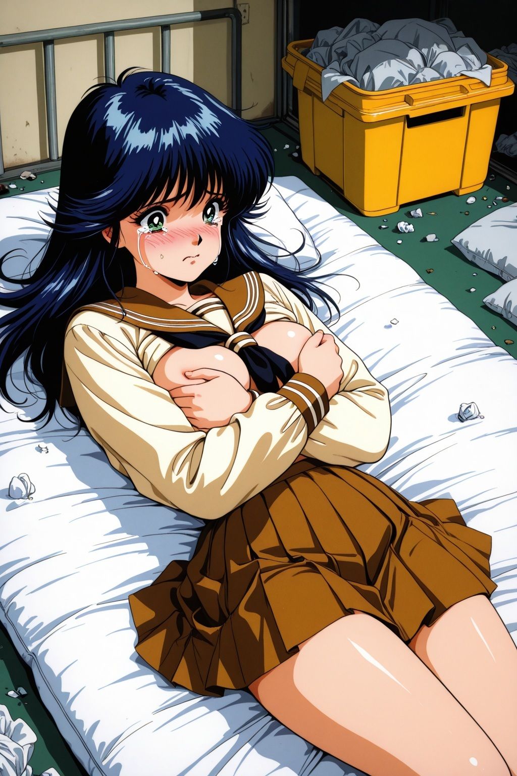 汚部屋に監禁され処女喪失 中出し孕ませセックス  鮎●まどか - サンプル画像 5