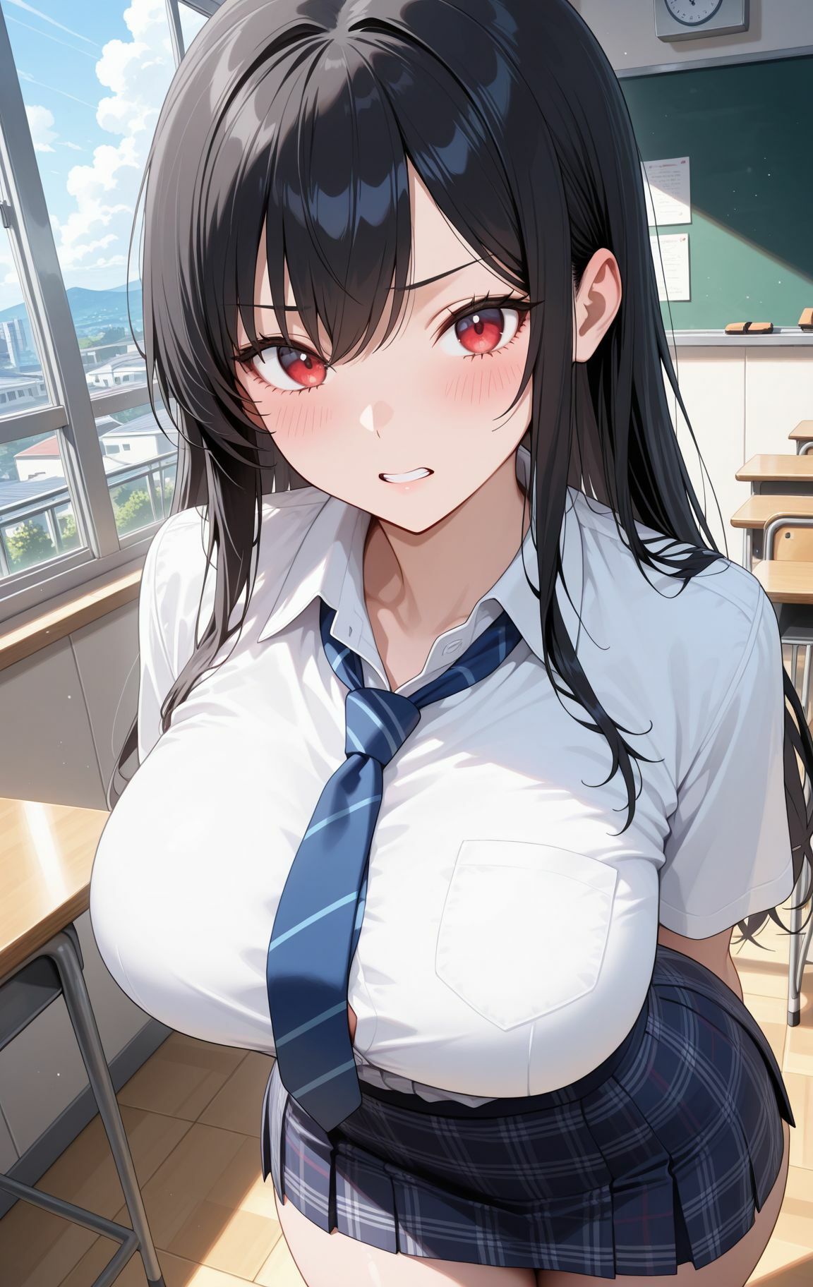 女子校生オナホ化計画 〜処女を奪われた爆乳生徒会長編〜 - サンプル画像 1