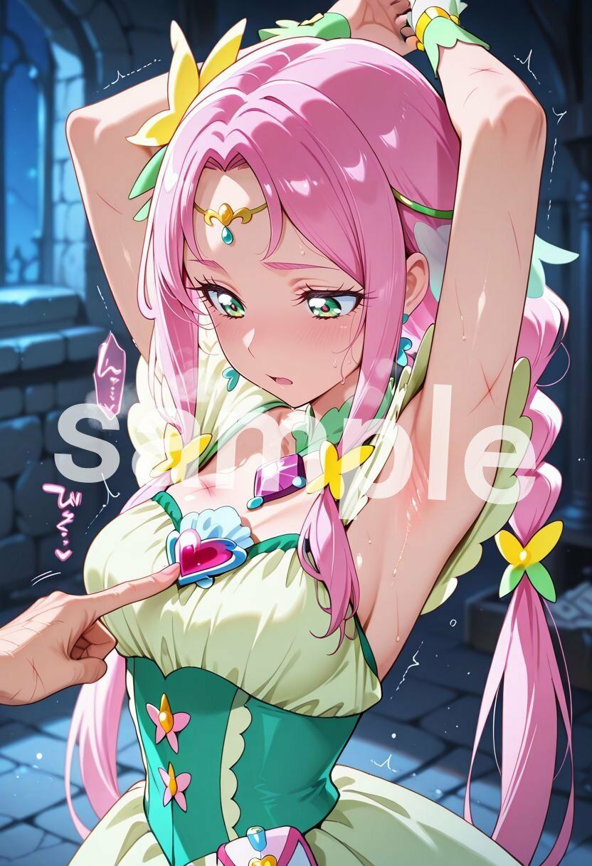 【R-18】囚われた花の変身ヒロイン 〜快楽に堕ちる身体〜 - サンプル画像 6